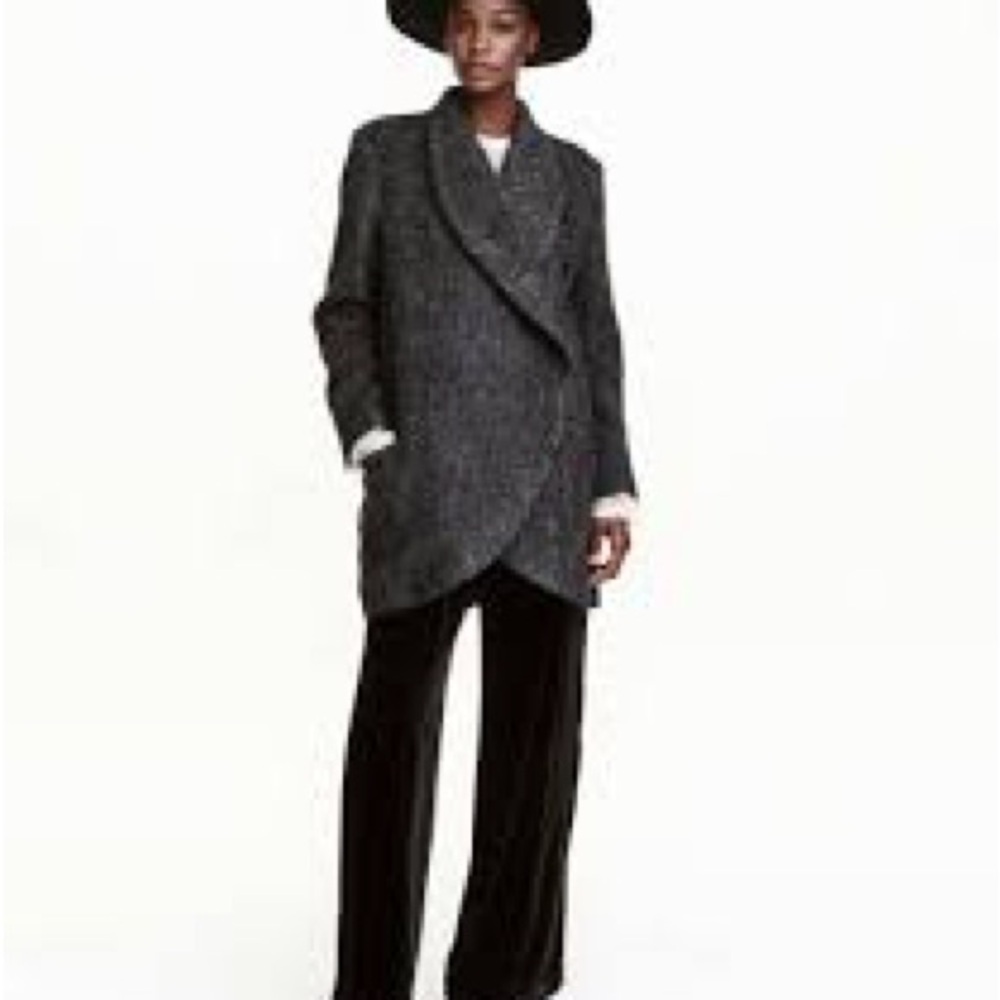 H&M Studio Alpaca Mohair Wrap Coat